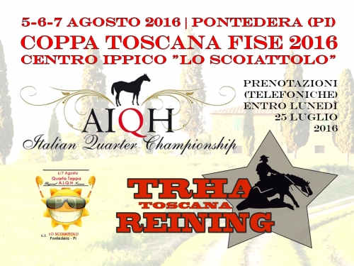 Coppa Toscana FISE Reining 2016