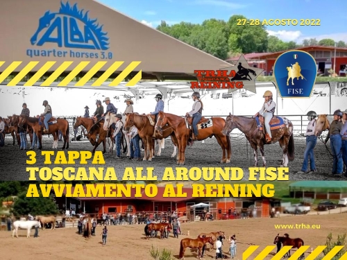 Terza tappa Toscana All Around FISE Avviamento al Reining 2022