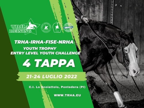 Youth Trophy &amp; Entry Level Youth Challenge e 4 tappa TRHA-IRHA-FISE-NRHA 2022