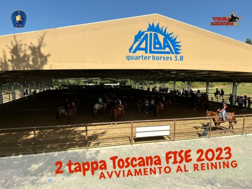 2 tappa Toscana Avviamento al Reining FISE 2023